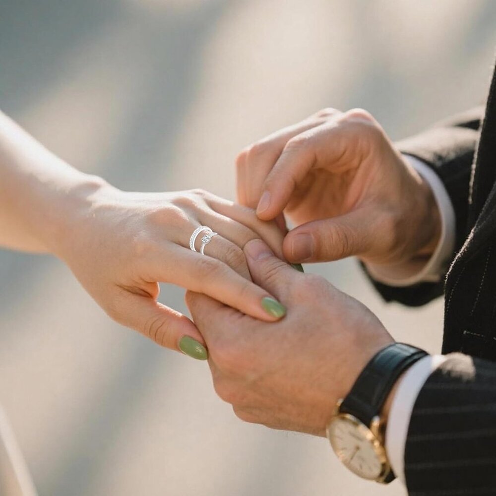 Versatile Stackable Lab Created Diamond Ring For … - image 5